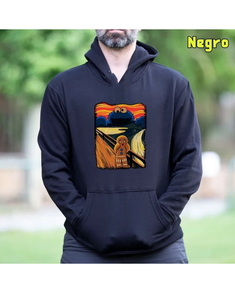 Sudadera hombre con capucha Coco Grito  La Kamiseta K Buskas