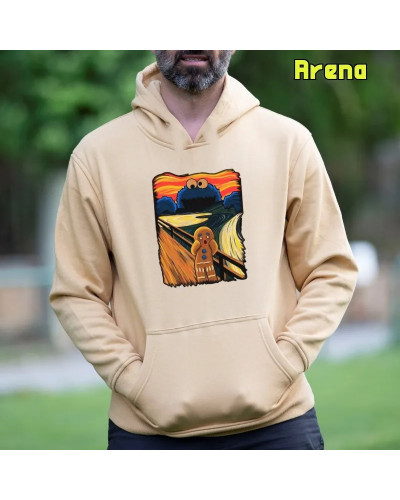 Sudadera hombre con capucha Coco Grito  La Kamiseta K Buskas