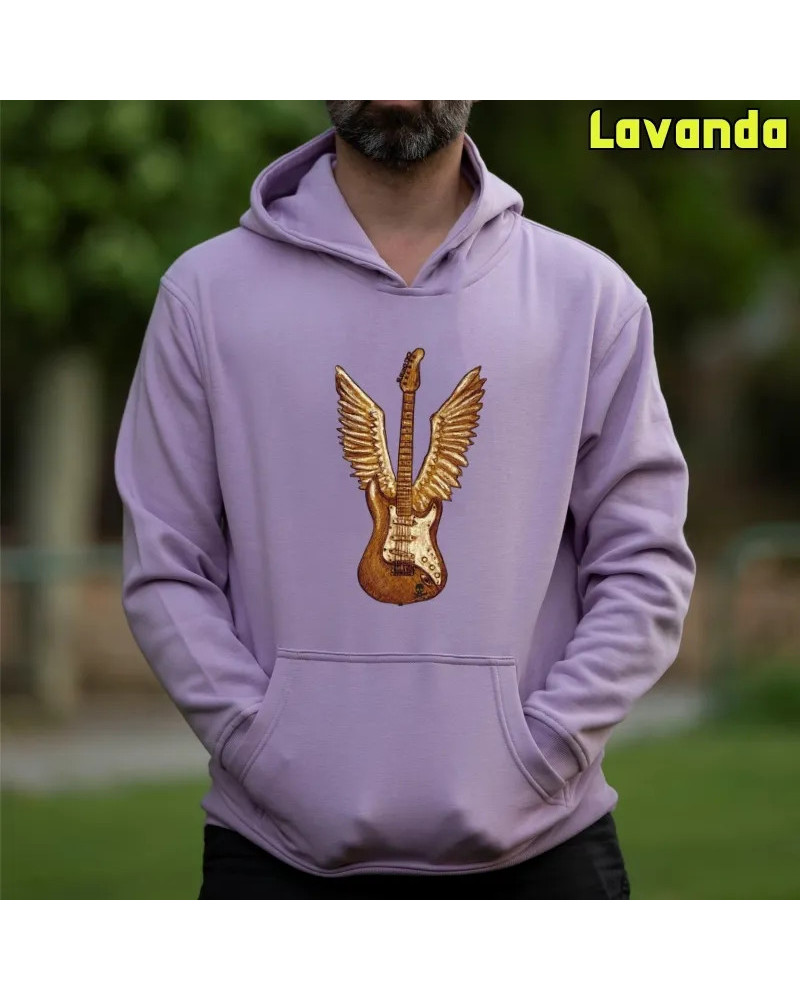 La Guitarra Te Da Alas - Sudadera Hombre Con Capucha