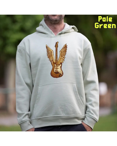 Sudadera hombre con capucha La Guitarra Te Da Alas  La Kamiseta K Buskas