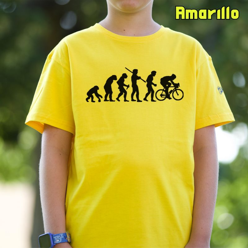 Cyclist Evolution - Camiseta Niño Manga Corta