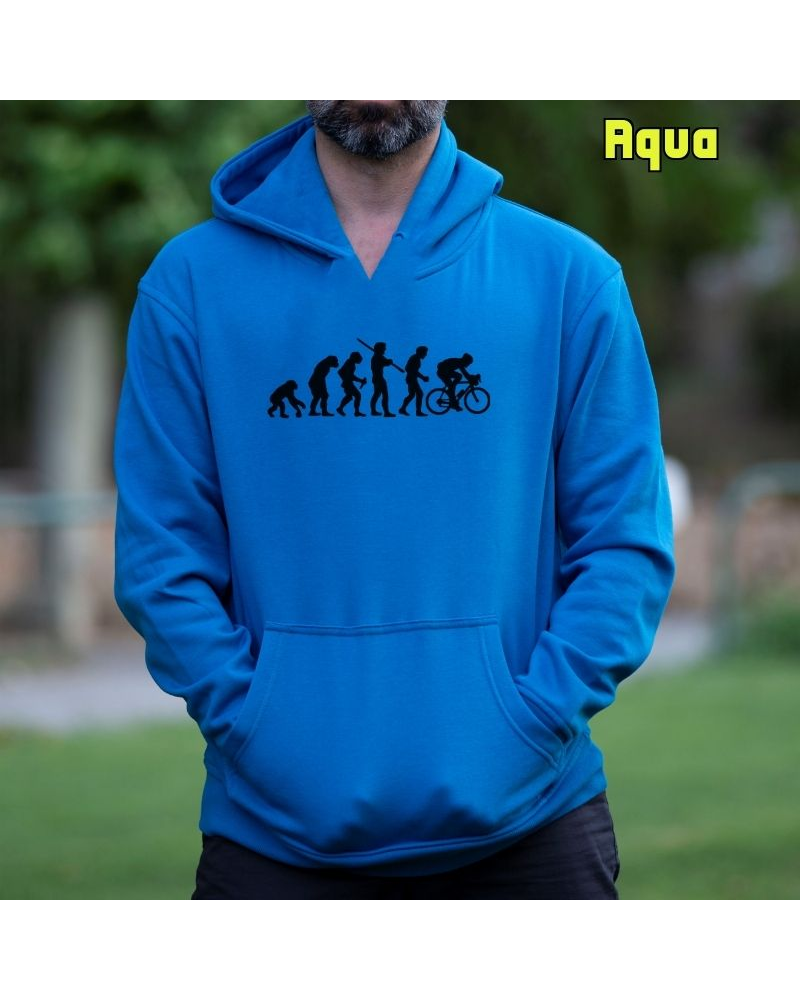 Cyclist Evolution - Sudadera Hombre Con Capucha