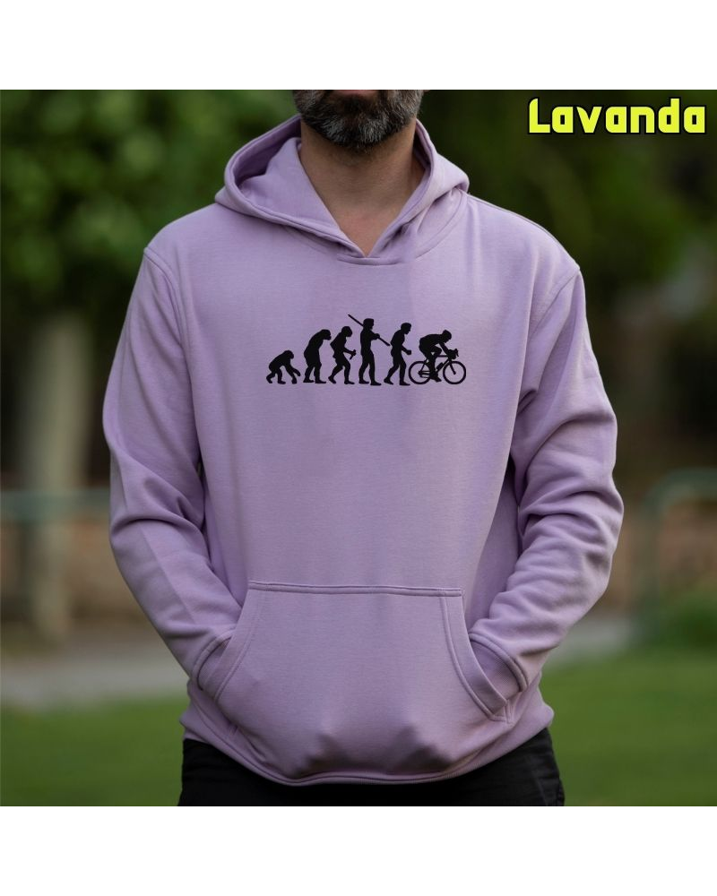 Cyclist Evolution - Sudadera Hombre Con Capucha
