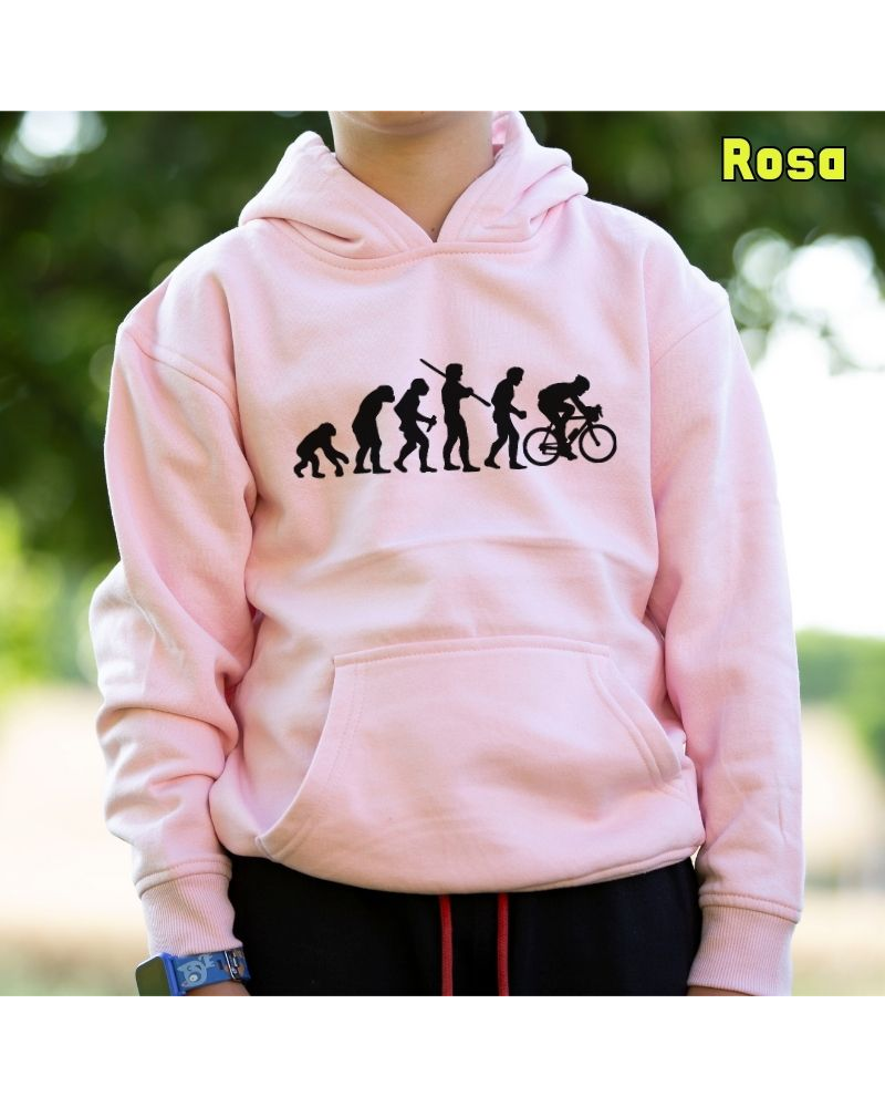Cyclist Evolution - Sudadera Niño Con Capucha