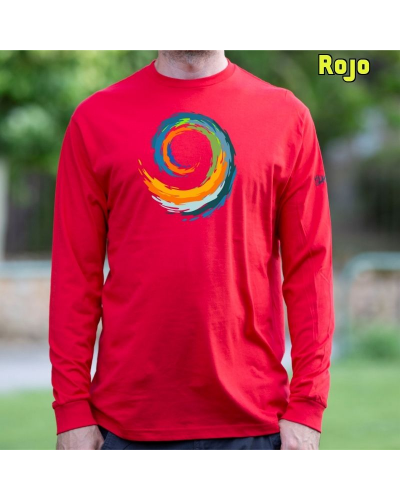 Espiral - Camiseta Hombre Manga Larga