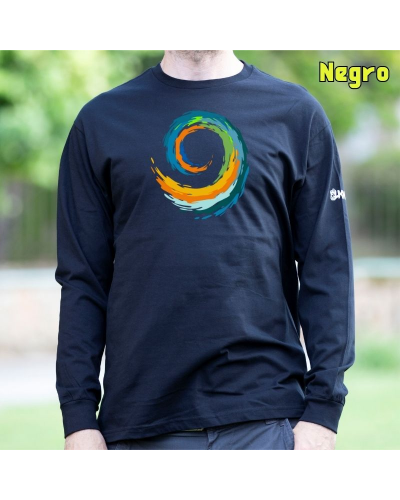 Espiral - Camiseta Hombre Manga Larga