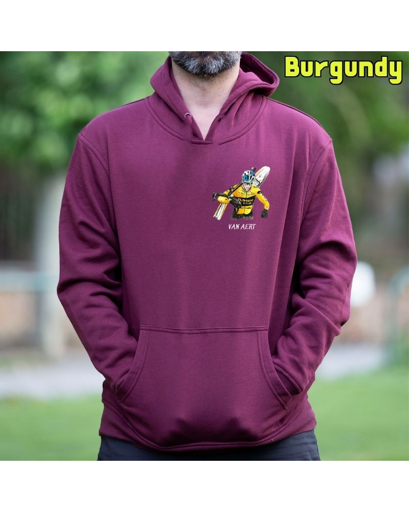 Sudadera hombre con capucha VAN AERT – La Kamiseta K Buskas
