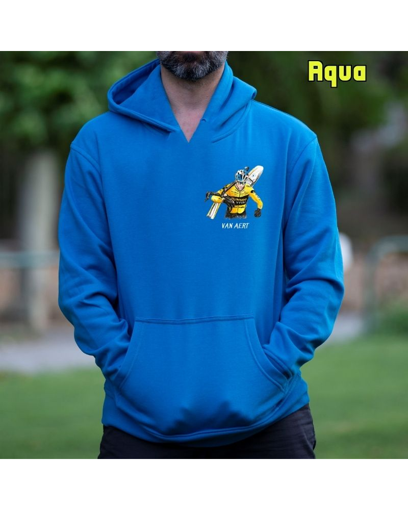 Sudadera hombre con capucha VAN AERT – La Kamiseta K Buskas