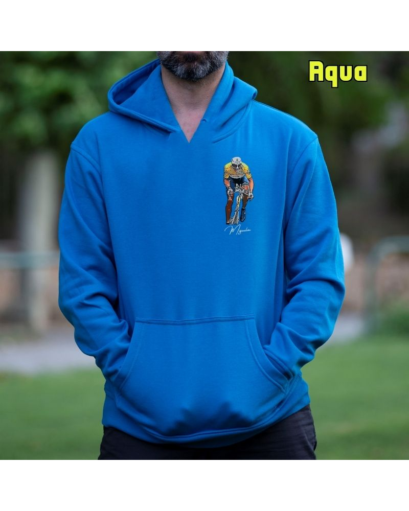 Sudadera hombre con capucha MIGUELON – La Kamiseta K Buskas
