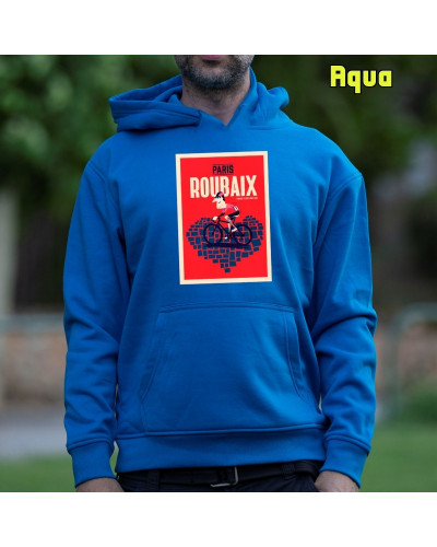 Sudadera hombre con capucha LOVE ROUBAIX – La Kamiseta K Buskas