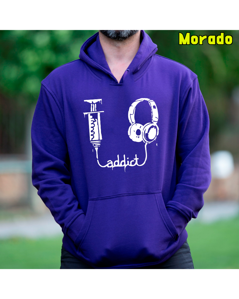 Addict - Sudadera Hombre Con Capucha