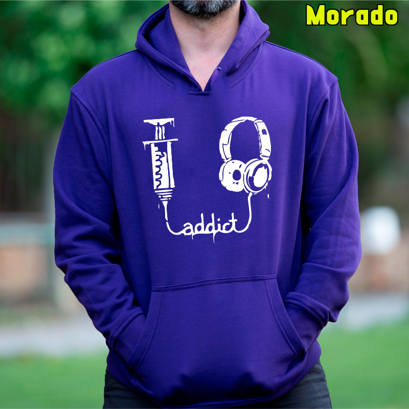 Addict - Sudadera Hombre Con Capucha