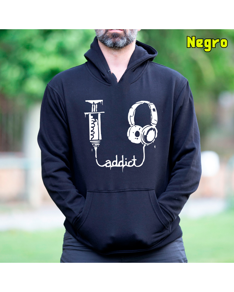 Addict - Sudadera Hombre Con Capucha