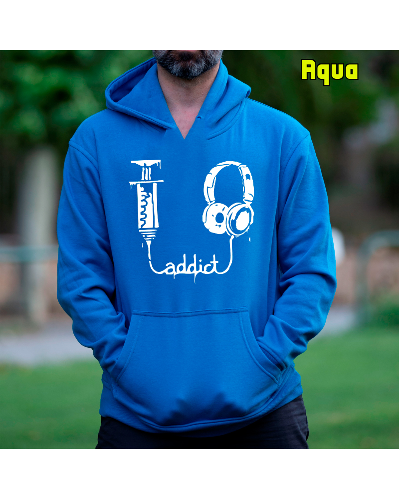 Addict - Sudadera Hombre Con Capucha