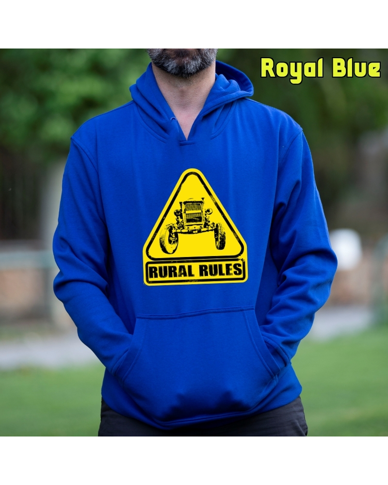 Rural Rules - Sudadera Hombre Con Capucha