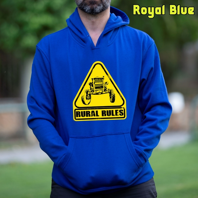 Rural Rules - Sudadera Hombre Con Capucha