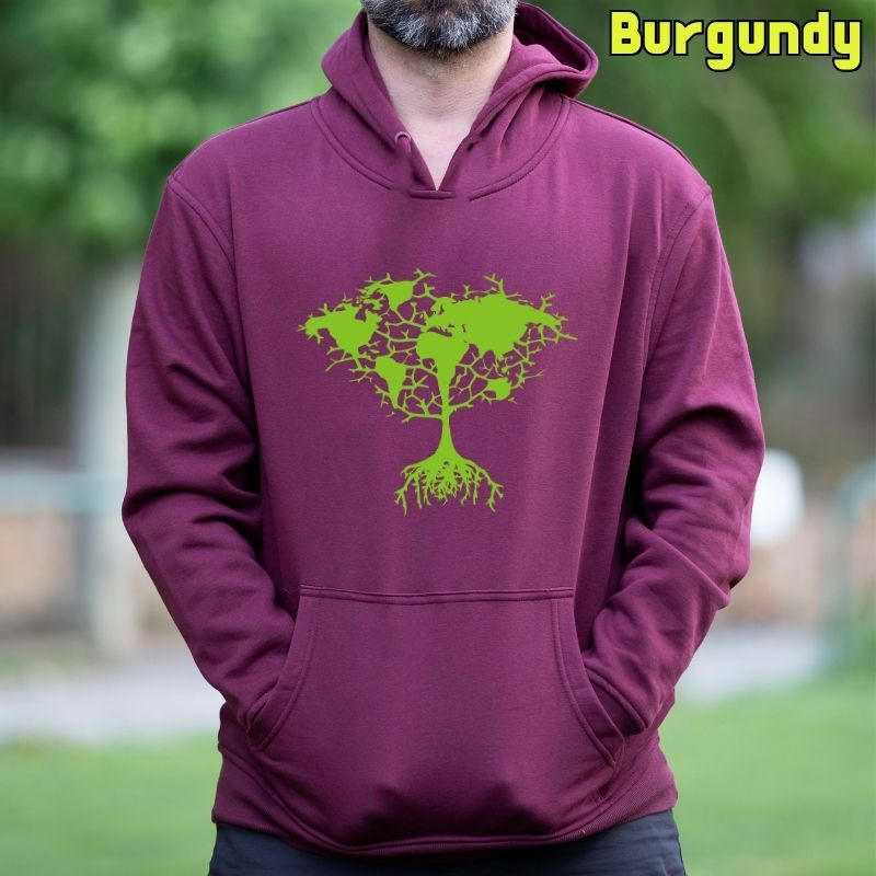 Árbol Tierra - Sudadera Hombre Con Capucha