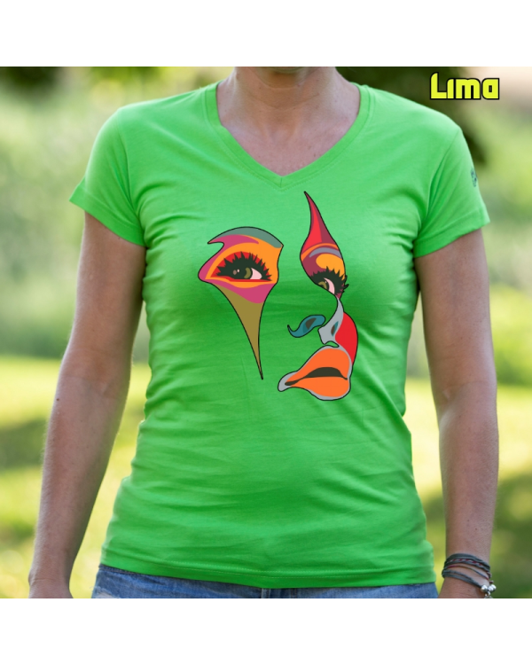 Camiseta Mujer Manga Corta-Una Mirada Lima