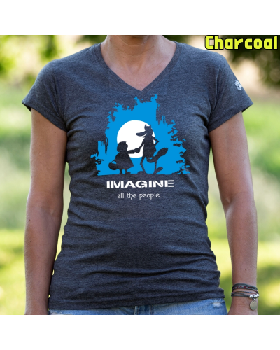 Imagine - Camiseta Mujer Manga Corta