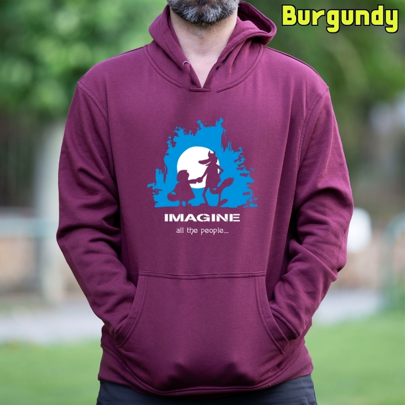 Imagine - Sudadera Hombre Con Capucha
