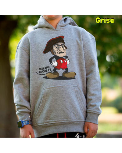 Haurren jertsea kaputxarekin - Kiliki Mouse