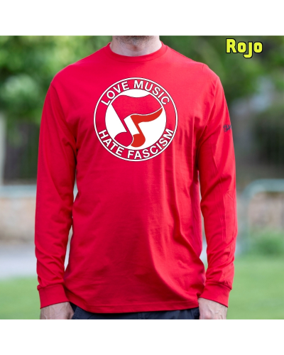Ama La Musica - Camiseta Hombre Manga Larga