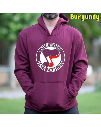 Ama La Musica - Sudadera Hombre Con Capucha