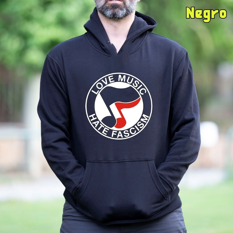 Ama La Musica - Sudadera Hombre Con Capucha
