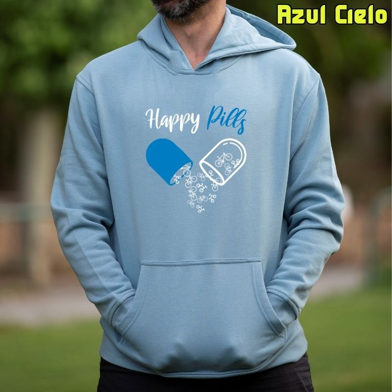 Happy Pills - Sudadera Hombre Con Capucha