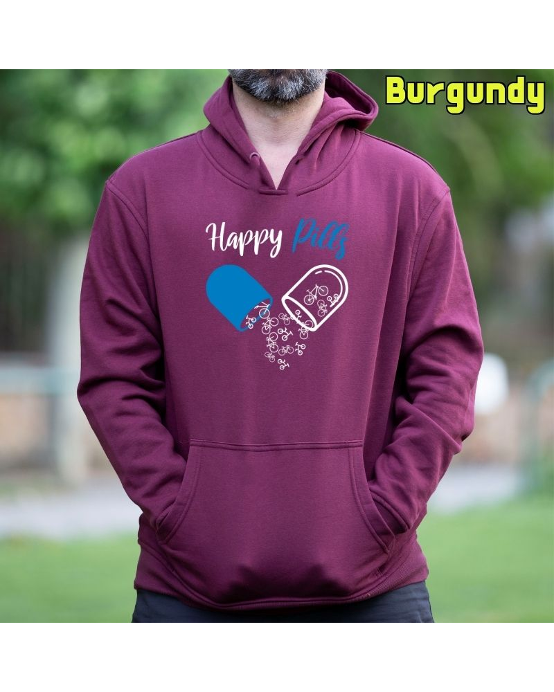 Sudadera hombre con capucha HAPPY PILLS – La Kamiseta K Buskas