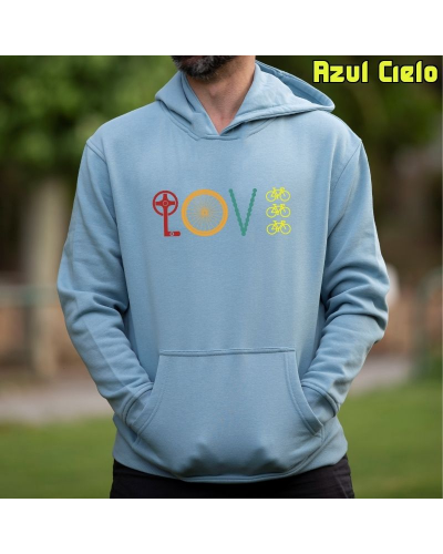 Love - Sudadera Hombre Con Capucha