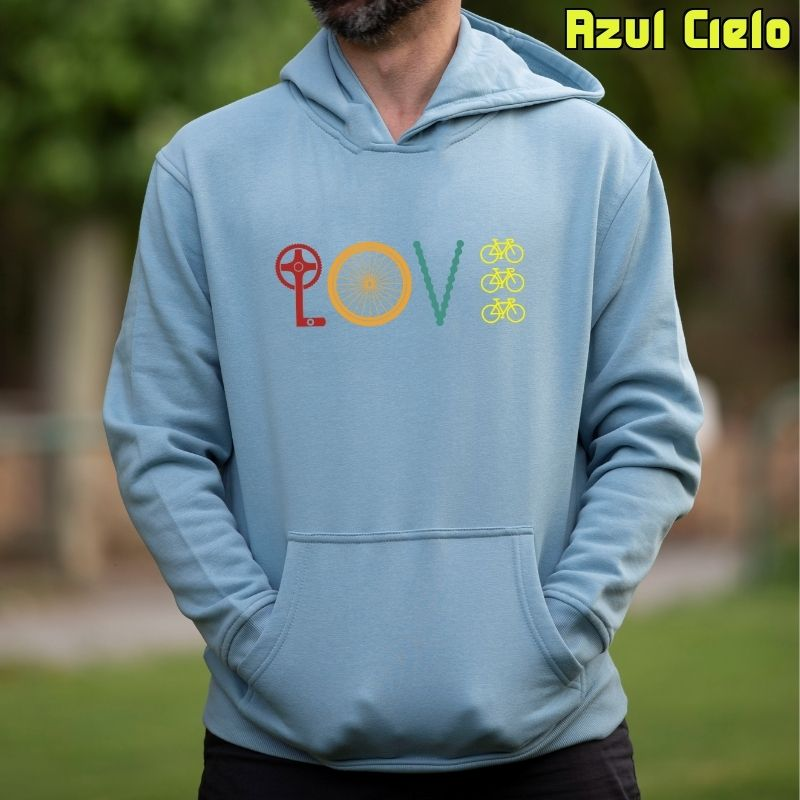 Love - Sudadera Hombre Con Capucha