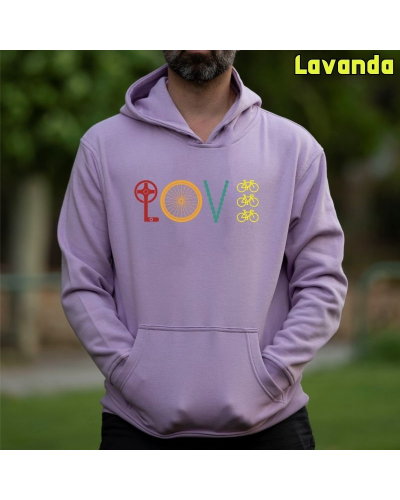 Sudadera hombre con capucha LOVE – La Kamiseta K Buskas