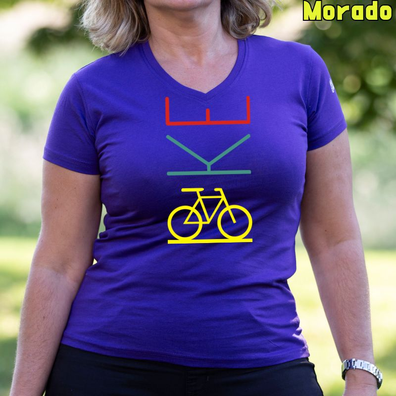 Bike - Camiseta Mujer  Manga Corta