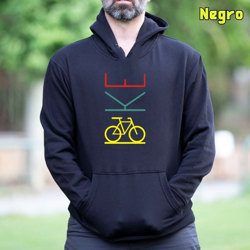 Bike - Sudadera Hombre Con Capucha