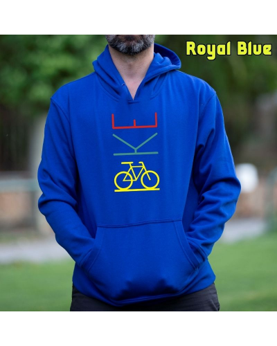 Sudadera hombre con capucha BIKE – La Kamiseta K Buskas