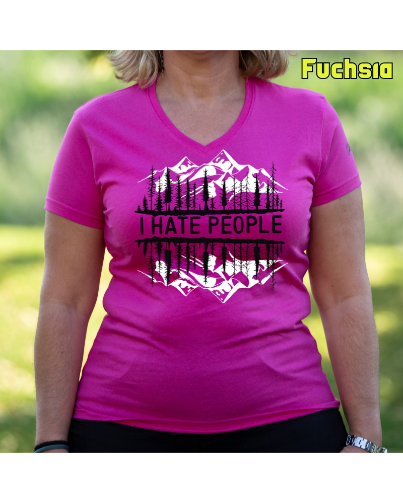 Camiseta Mujer Manga Corta - I Hate People