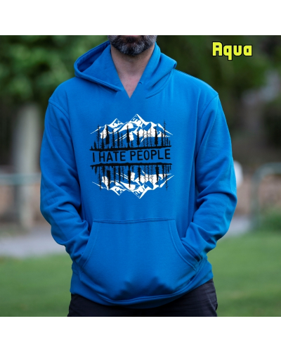 I Hate People - Sudadera Hombre Con Capucha