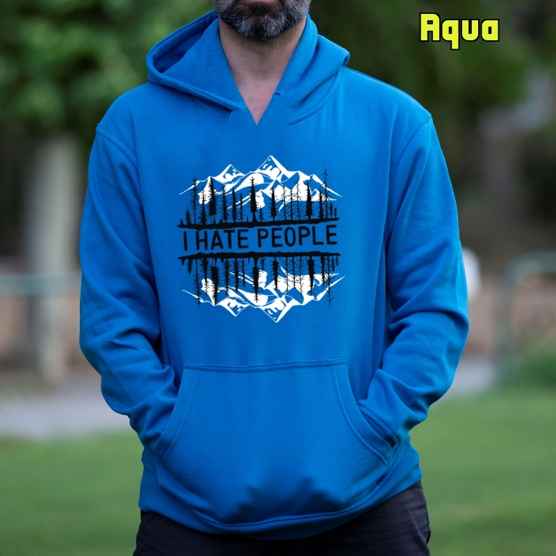 I Hate People - Sudadera Hombre Con Capucha