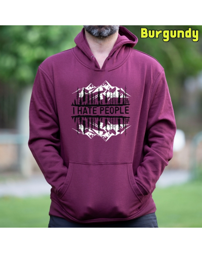 I Hate People - Sudadera Hombre Con Capucha