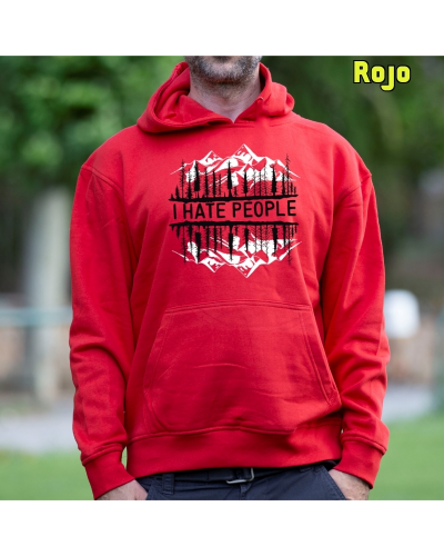 Sudadera Capucha Hombre - I Hate People