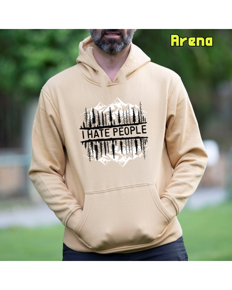 I Hate People - Sudadera Hombre Con Capucha