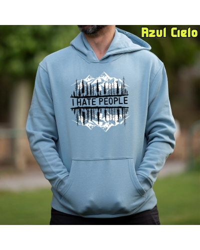 I Hate People - Sudadera Hombre Con Capucha