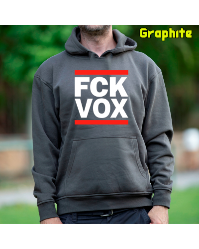 Sudadera Capucha Hombre - Fck Vox