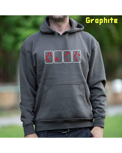 Sudadera hombre con capucha Predator Auto Destruccion