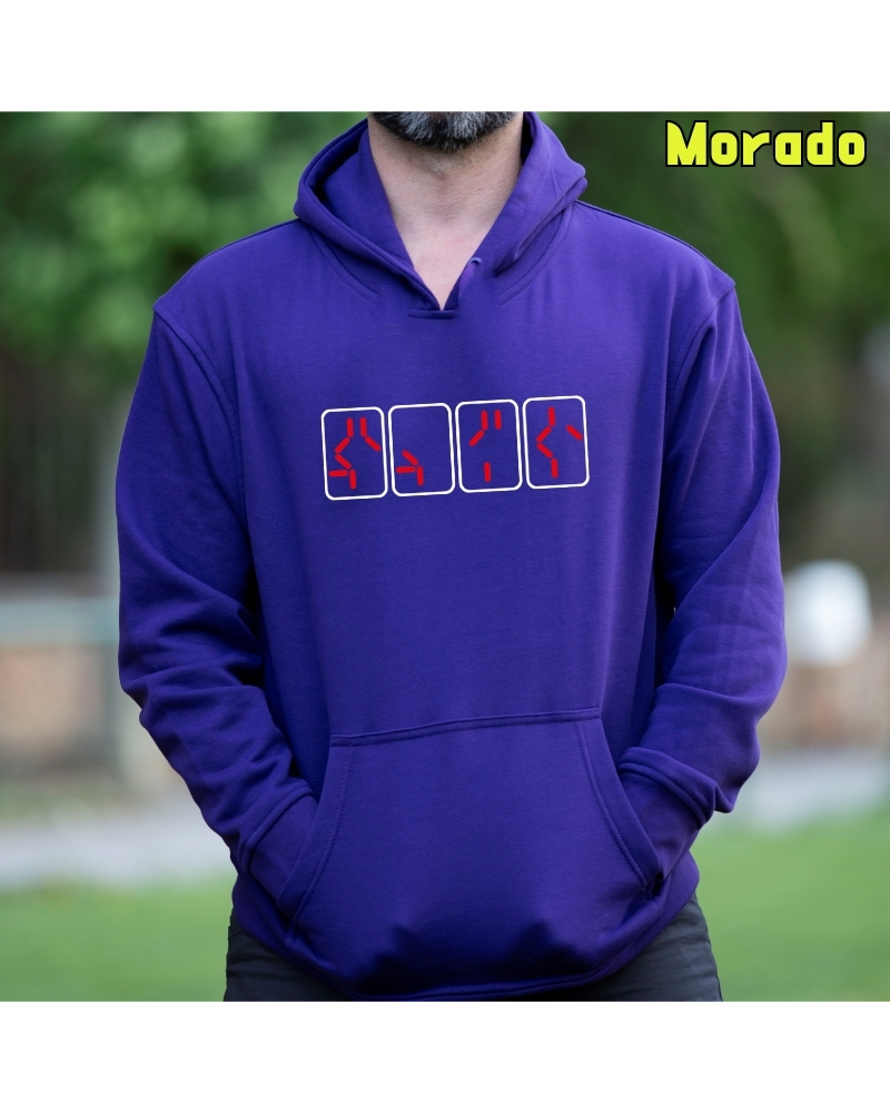 Sudadera hombre con capucha Predator Auto Destruccion