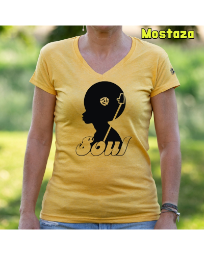 Camiseta Mujer Soul Music - manga corta