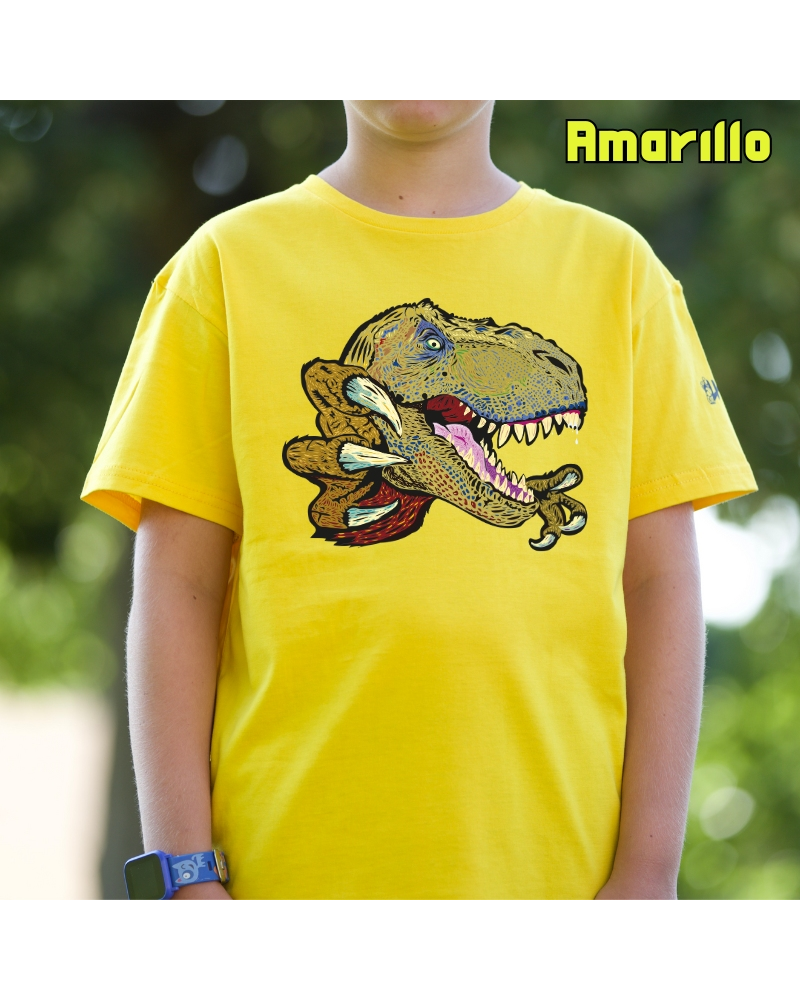 Camiseta niño T REX - manga corta