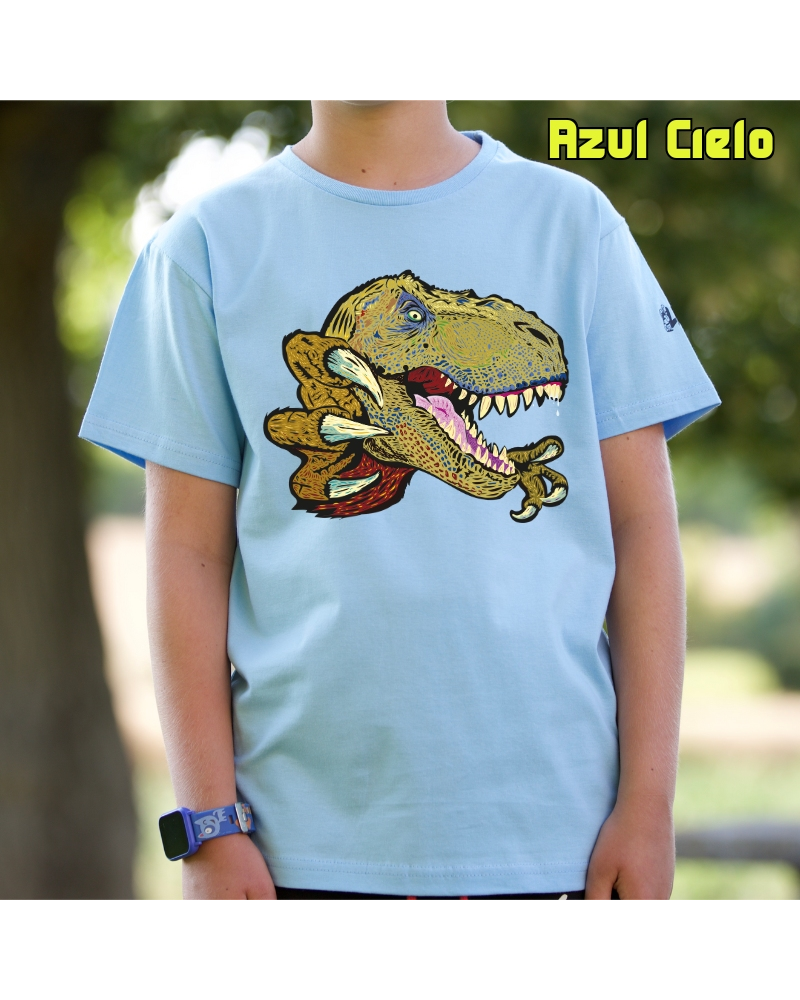 Camiseta niño T REX - manga corta