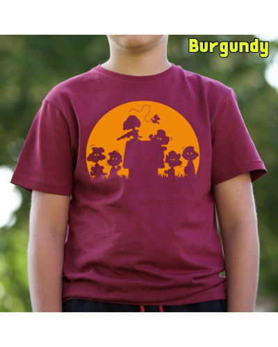 Camiseta niño SNOOPY DEAD WALKING - manga corta